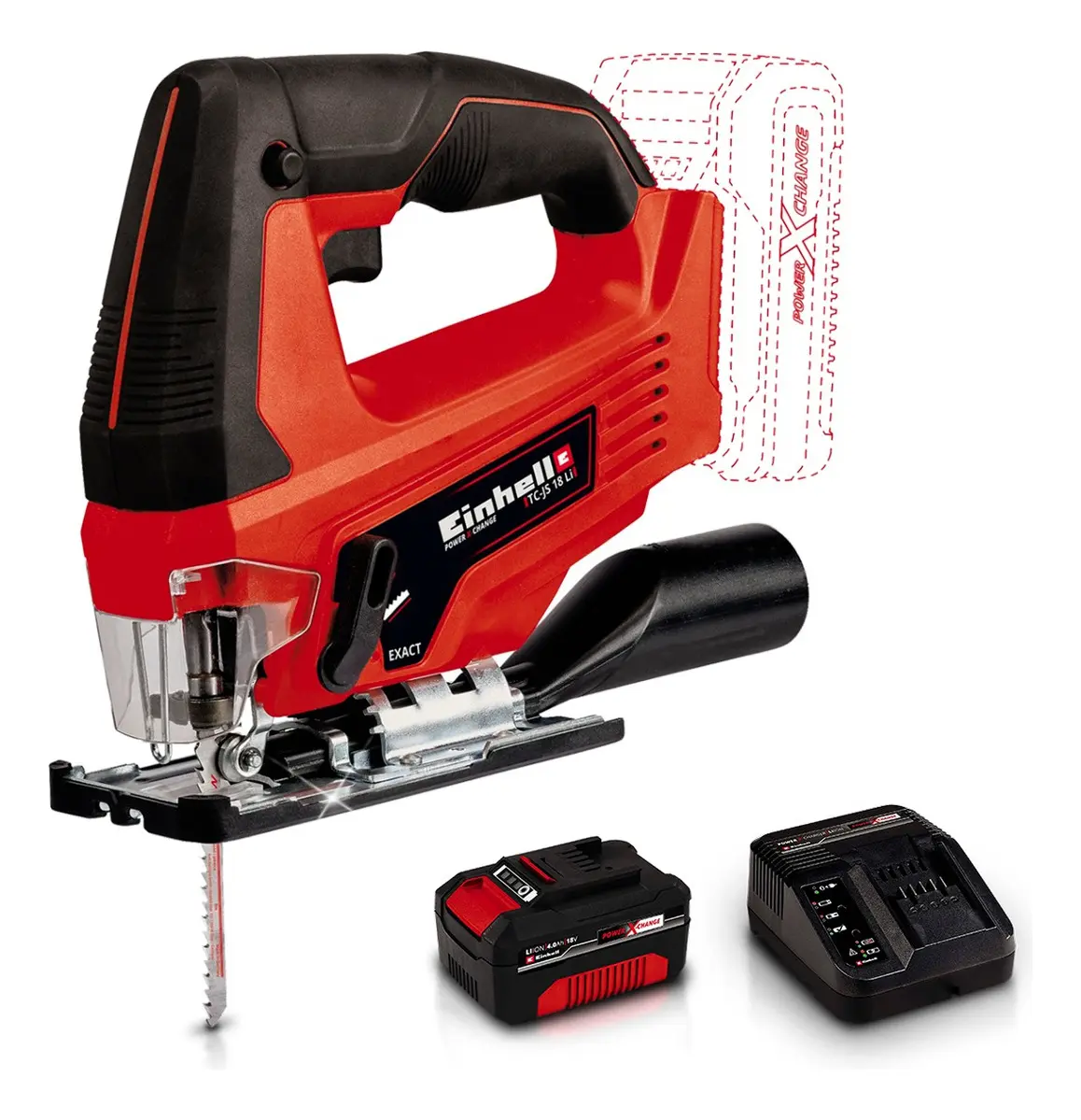 Sierra Caladora Inalámbrica Einhell TC-JS 18 Li con Batería
