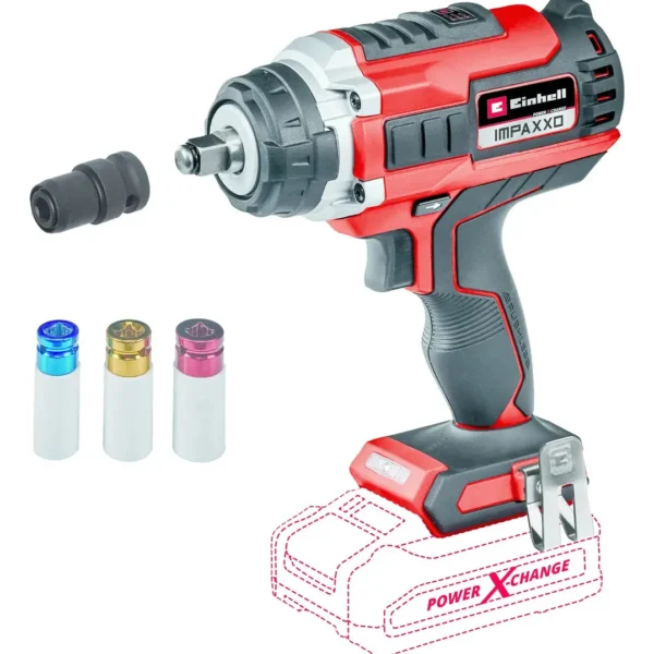 llave de impacto impaxxo einhel inalambrica
