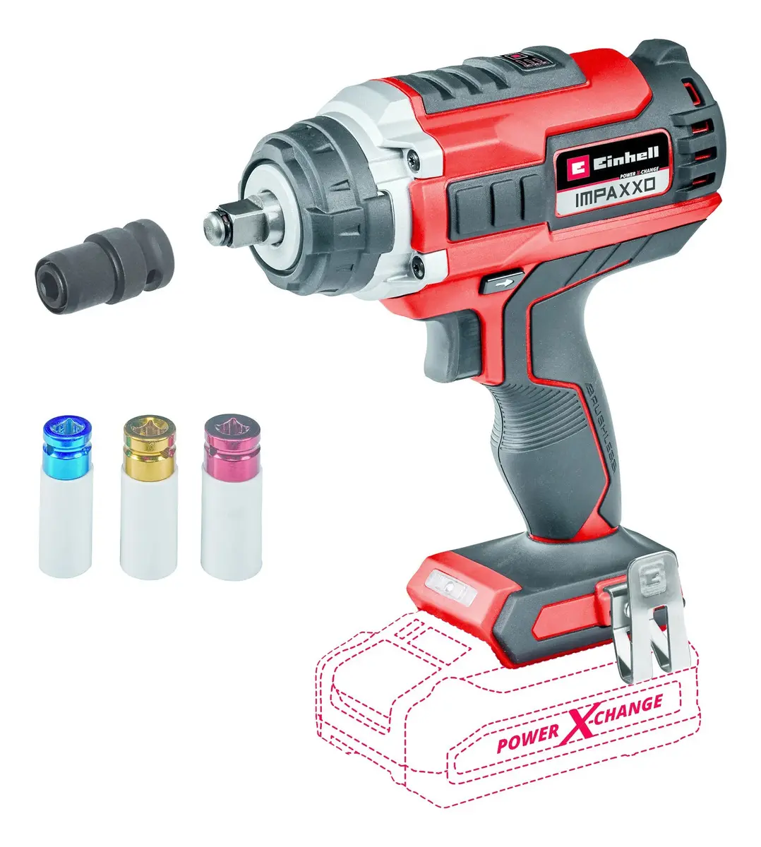 llave de impacto impaxxo einhel inalambrica